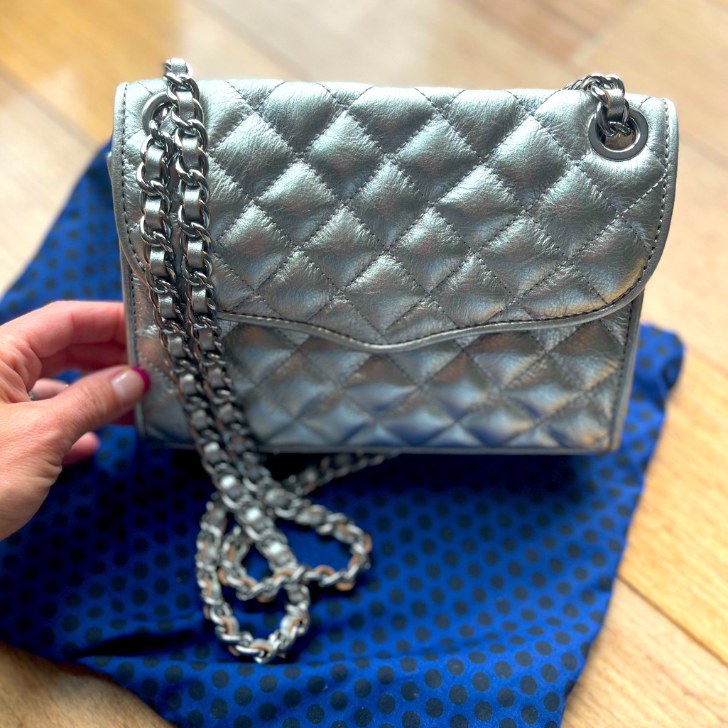 Rebecca Minkoff Silver Hangbag
